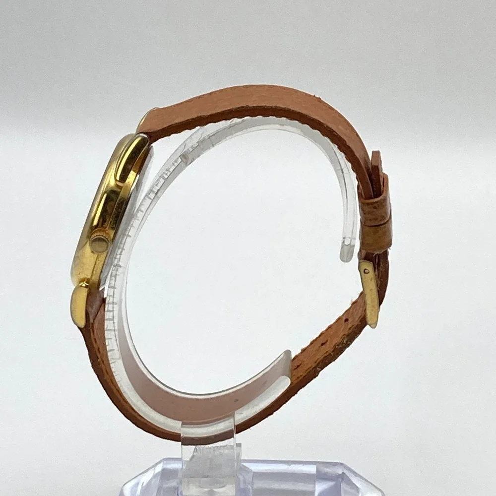 Vintage Episode Women's Watch 32mm Gold Tone Faux Skeleton New Battery 8